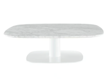 ALSTER - Low square Carrara marble coffee table by Ligne Roset - view 2